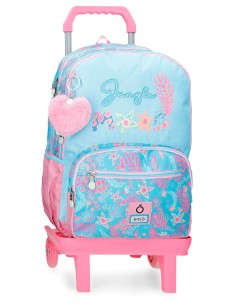 MOCHILA ADAP. 44CM. C/CARRO. ENSO JUNGLE MOOD